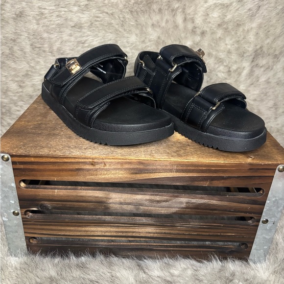 a new day Shoes - a new day Black Sandals